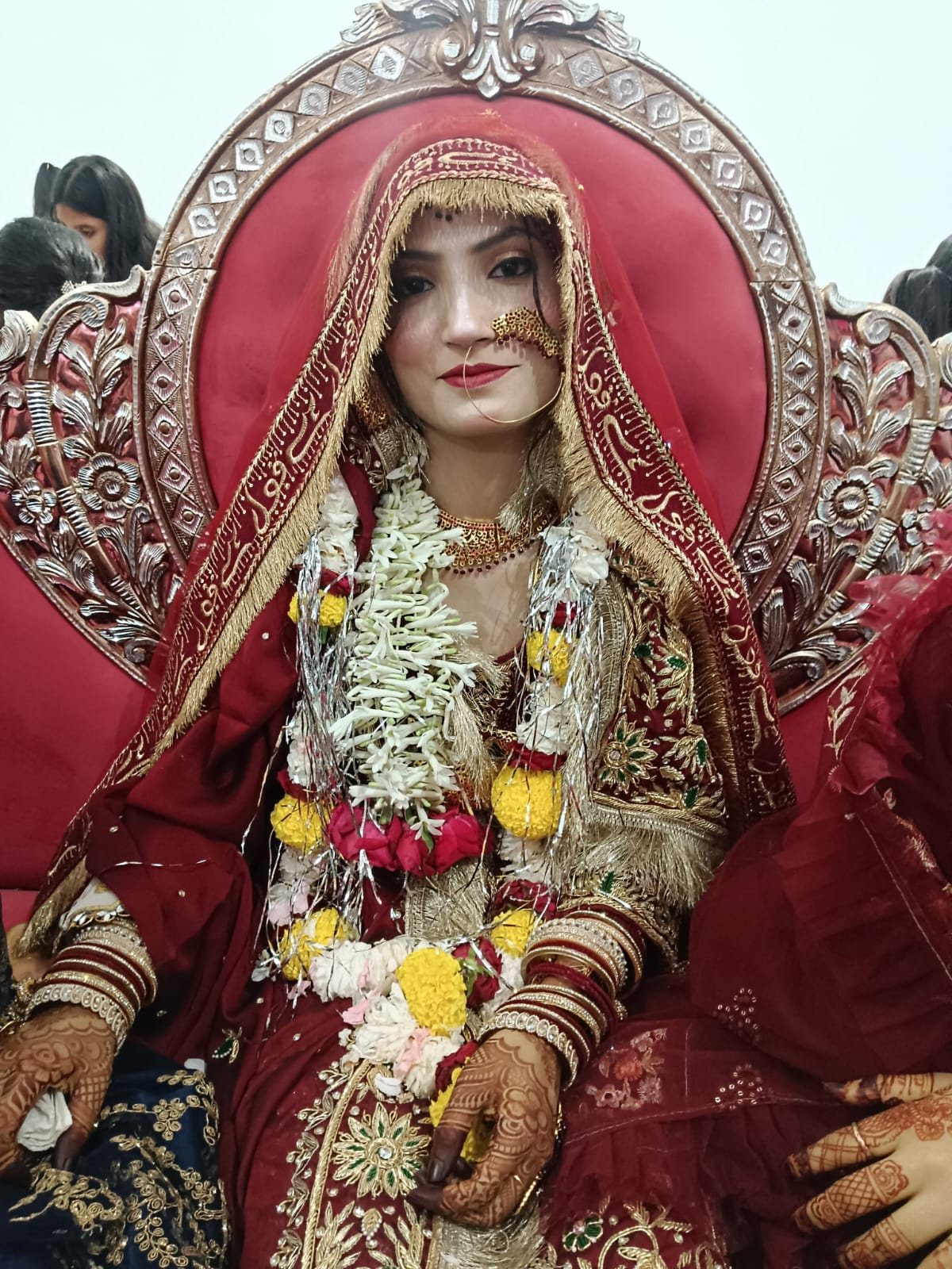 Muskaan on her wedding day